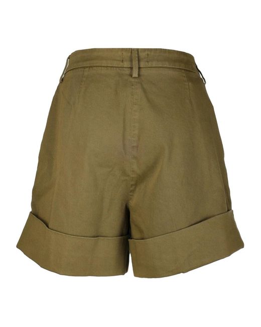 Fay Green Short Shorts