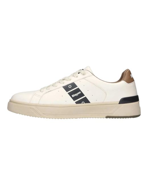 Blauer Anson Sneaker in White für Herren