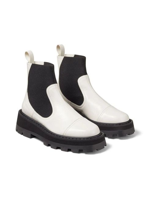 Jimmy Choo Black Flache clay stiefel