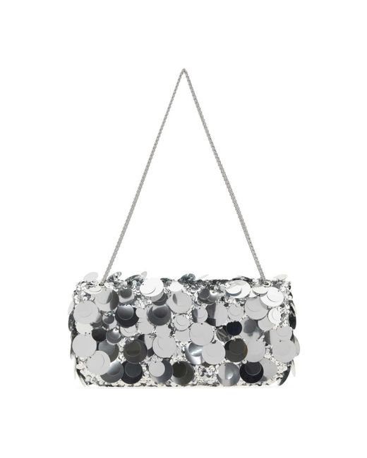 Rabanne Gray Shoulder Bags