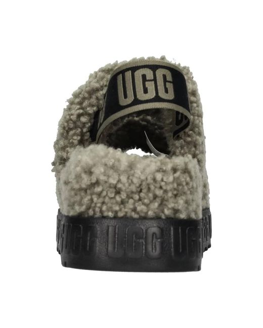 Ugg Green Fluff Yeah Slide