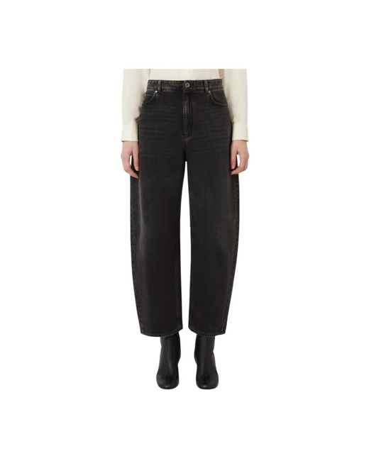 Max Mara Black Loose-Fit Jeans