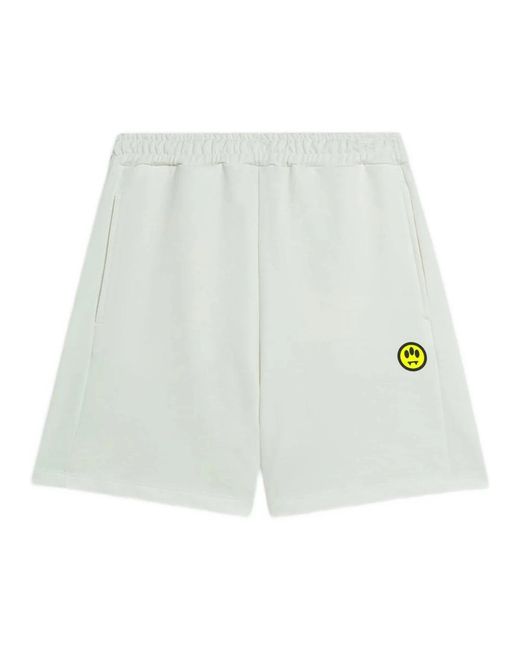 Barrow Korte Broeken ,Wit ,Katoen 412 Cocco Sweatshorts in het White voor heren