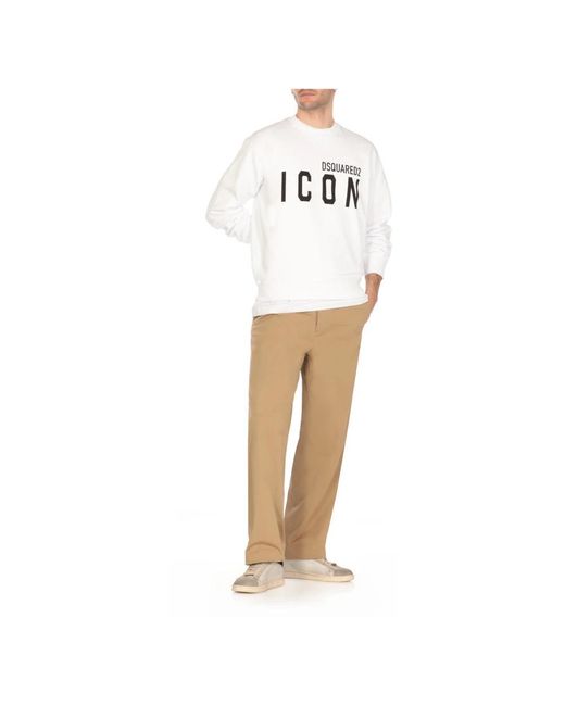 DSquared² White Sweatshirts for men