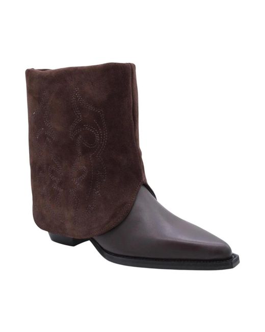 Bibi Lou Brown Cowboy Boots