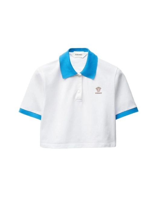 Versace Blue Polo Shirts