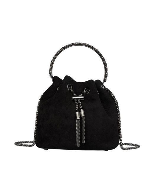 Alma En Pena. Black Bucket Bags