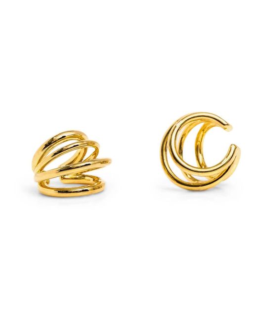 Earrings Panconesi de color Metallic