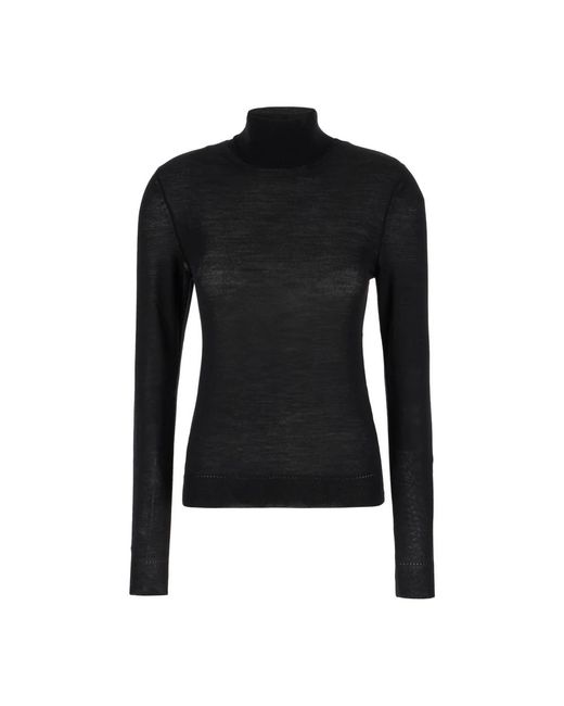 Saint Laurent Black Turtlenecks