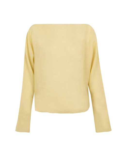 Cortana Yellow Blouses