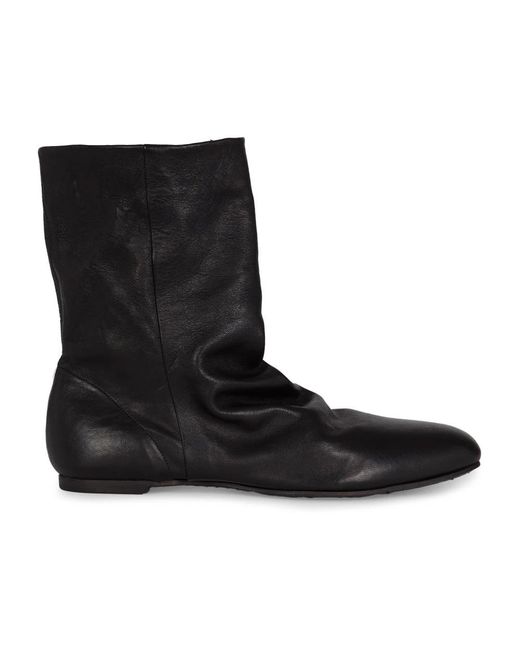 Cortana Black Ciel, flache schwarze stiefeletten
