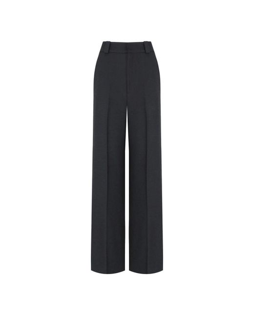 Essentiel Antwerp Blue Ghoul Wide Leg Hose Schwarz
