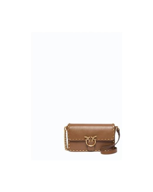 Pinko Brown Cross Body Bags