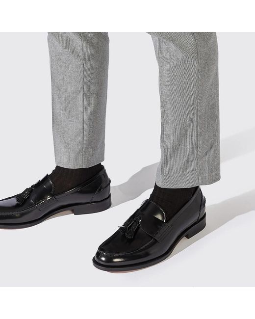 Scarosso Black Loafers for men