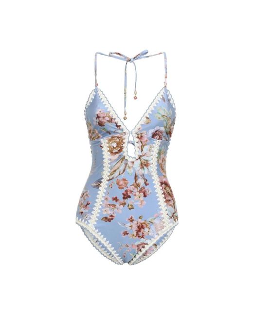 One-Piece Zimmermann en coloris Blue