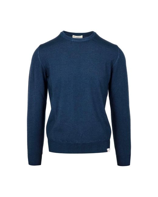 Roy Rogers Blue Round-Neck Knitwear for men