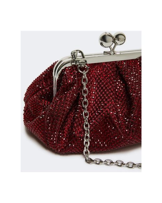Weekend by Maxmara Red Mini Strass Pasticcino Tasche
