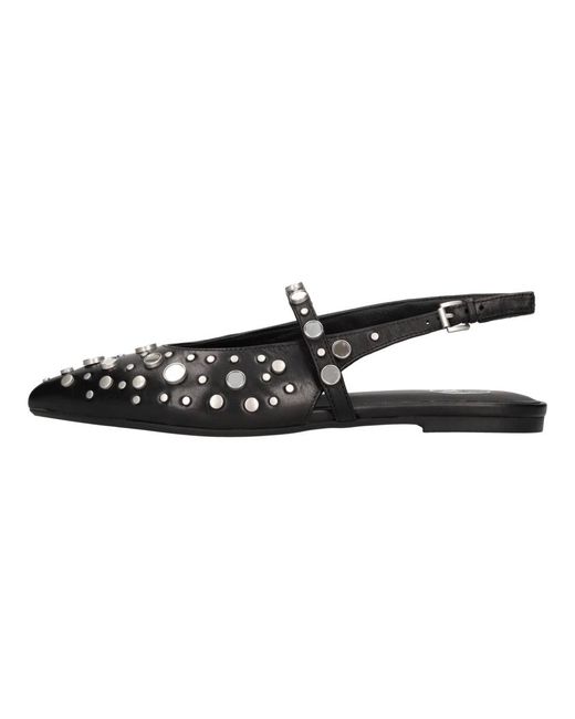 Ash Black Flat Shoes
