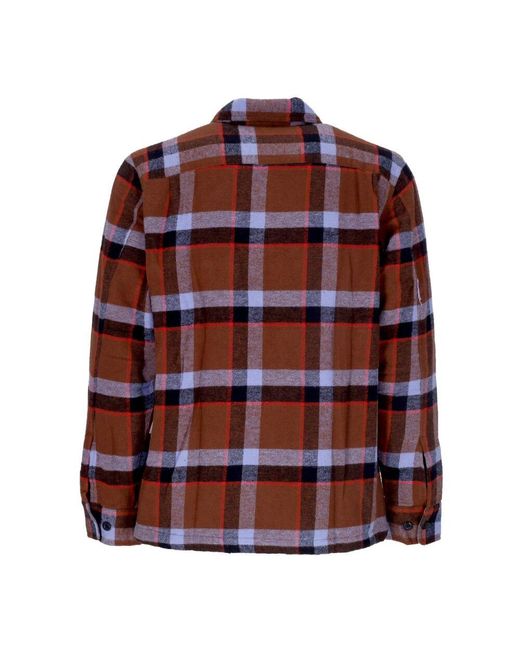 Obey Gepolsterte Stepphemdjacke Herren in Brown für Herren