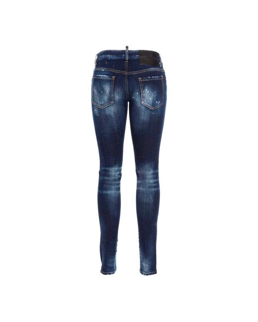 DSquared² Blue Slim-fit jeans