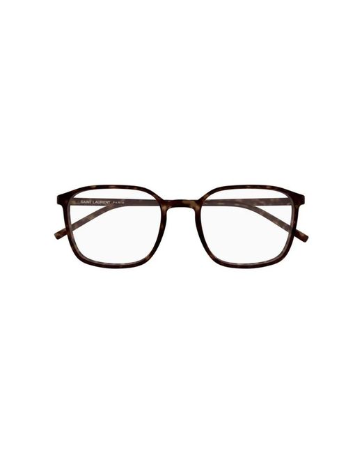 Saint Laurent Brown Glasses for men