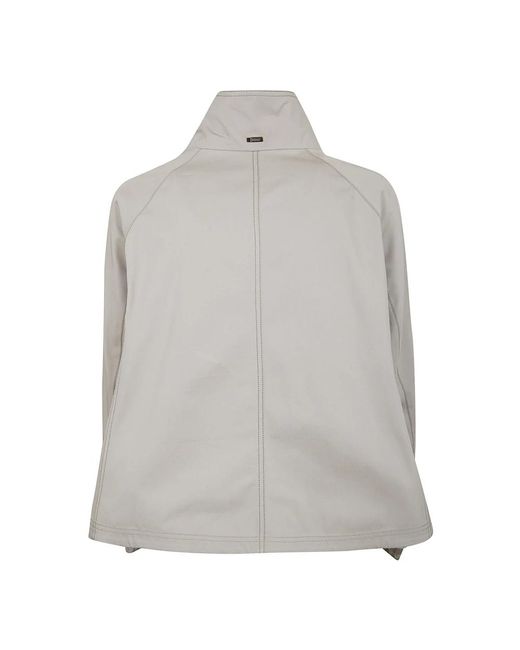 Herno Jassen ,Grijs ,Katoen Cape in het Gray