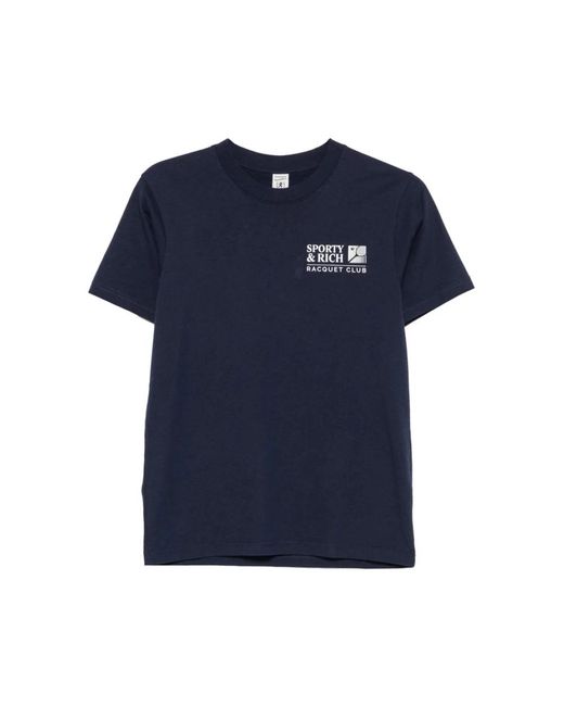 Sporty & Rich Blue T-Shirts