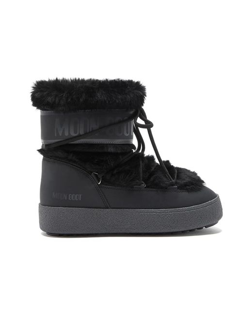 Moon Boot Black Winter Boots