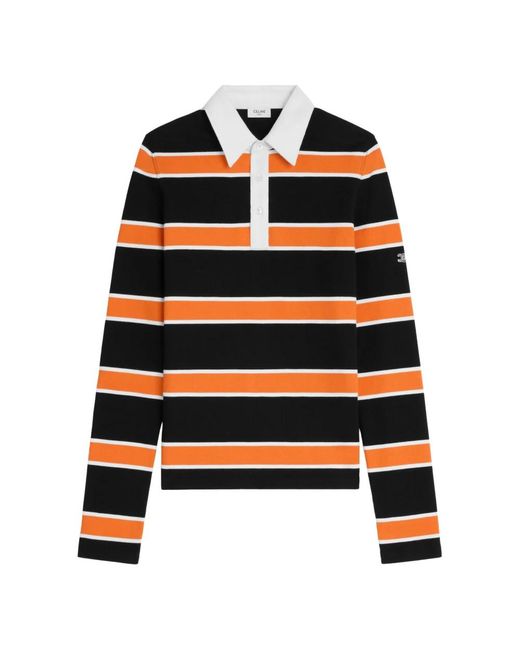 Céline Black Polo Shirts for men