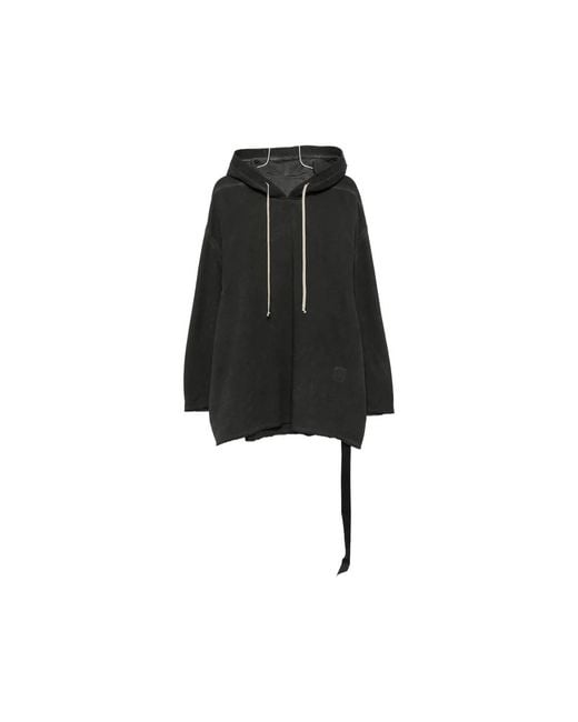 Rick Owens Black Hoodies for men