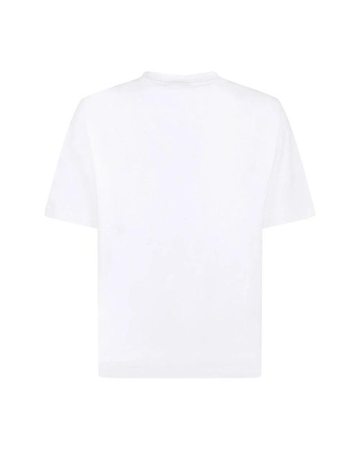 Drole de Monsieur Klassisches slogan weißes t-shirt in White für Herren