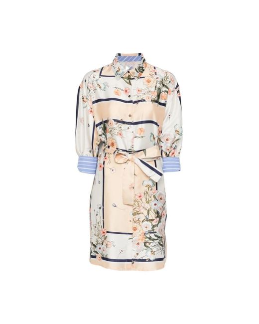 Liu Jo Natural Shirt Dresses
