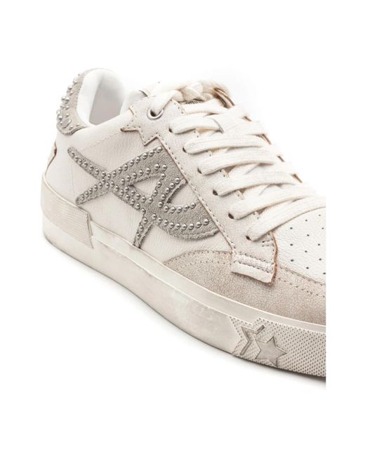 Ash White Moonlight Studs Sneaker