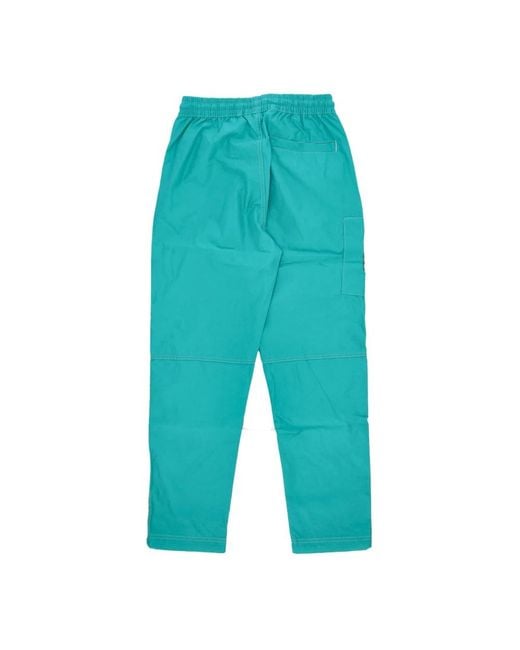 Timberland Blue Cropped Trousers for men