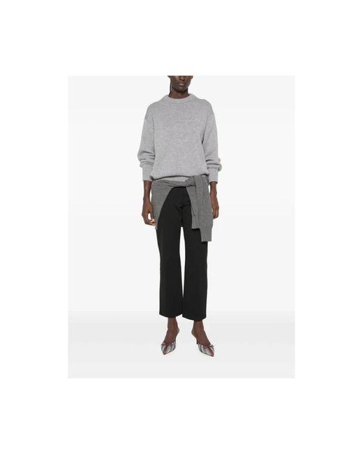 Malo Gray Round-Neck Knitwear