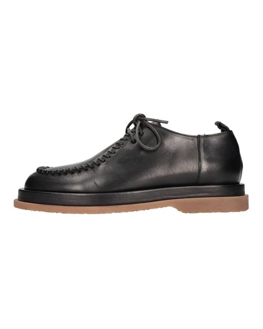 Buttero Black Laced Shoes for men