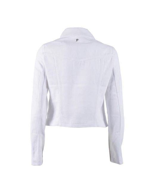 Dondup White Denim Jackets