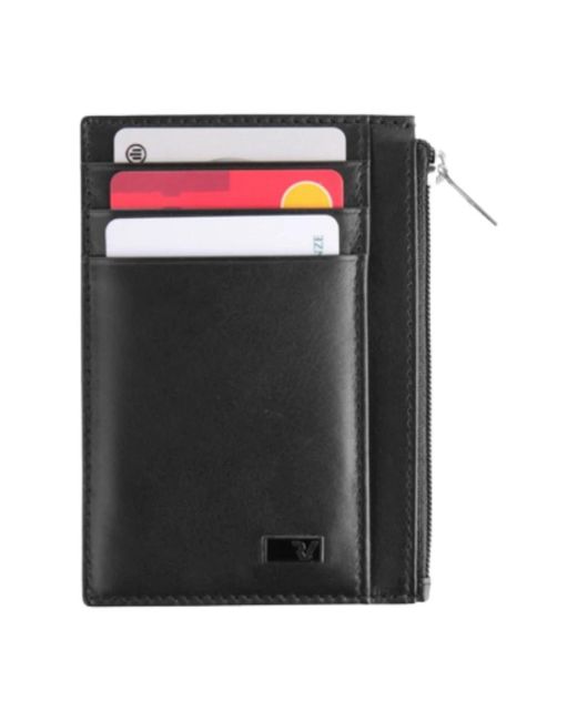 Roncato Accessoires ,Zwart ,Kaarthouder Firenze 2.0 in het Black voor heren