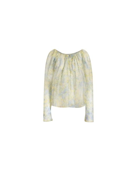 Alberta Ferretti Green Blouses