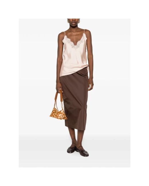 Rohe Pink Sleeveless Tops