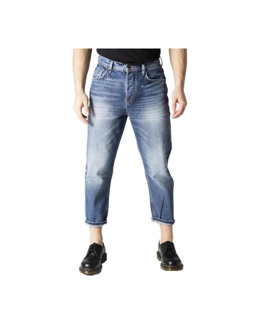 Antony Morato Blue Cropped Jeans for men