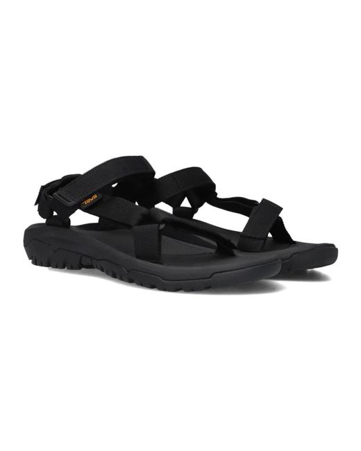 Teva Schoenen ,Zwart ,Polyester Avontuur Sandalen in het Black