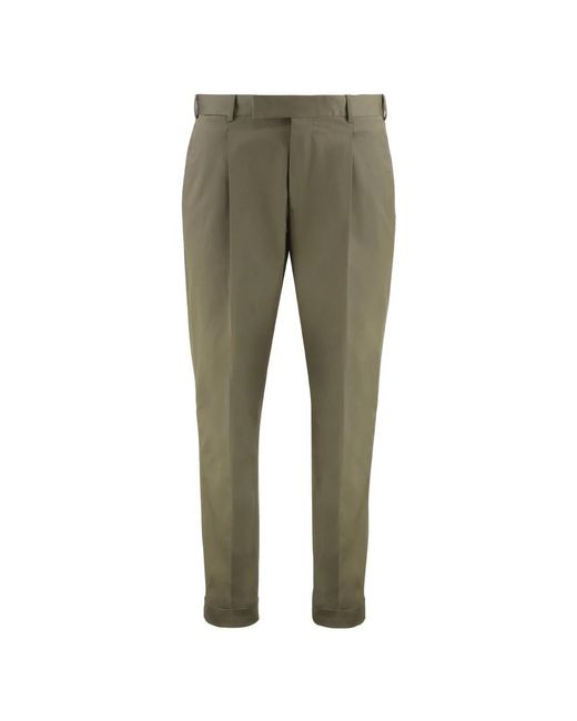 PT Torino Green Suit Trousers for men