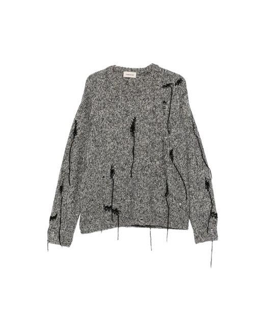 ATOMOFACTORY Rundhals-Pullover in Gray für Herren