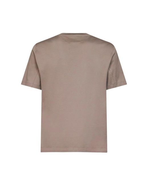 Brunello Cucinelli Brown T-Shirts for men