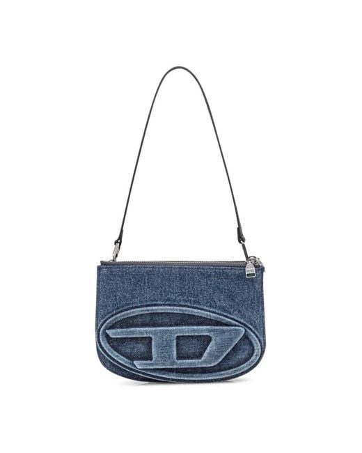 DIESEL Blue Shoulder Bags