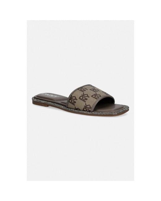 Sliders DKNY en coloris Brown