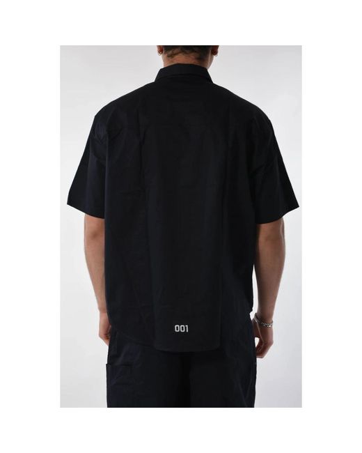 Armani Exchange Baumwollhemd mit reißverschluss in Black für Herren