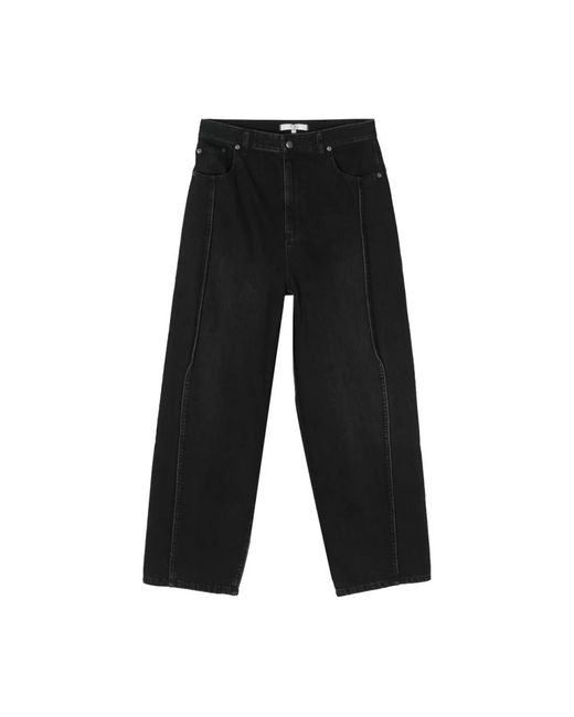 Tibi Black Straight Jeans