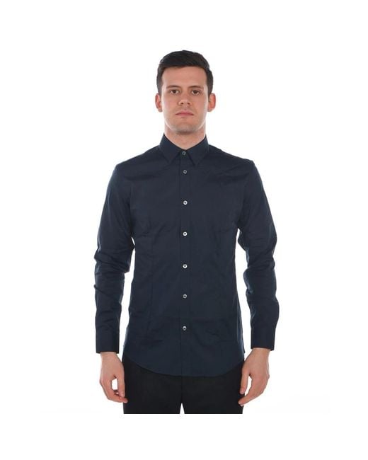 Casual Shirts Daniele Alessandrini de hombre de color Blue